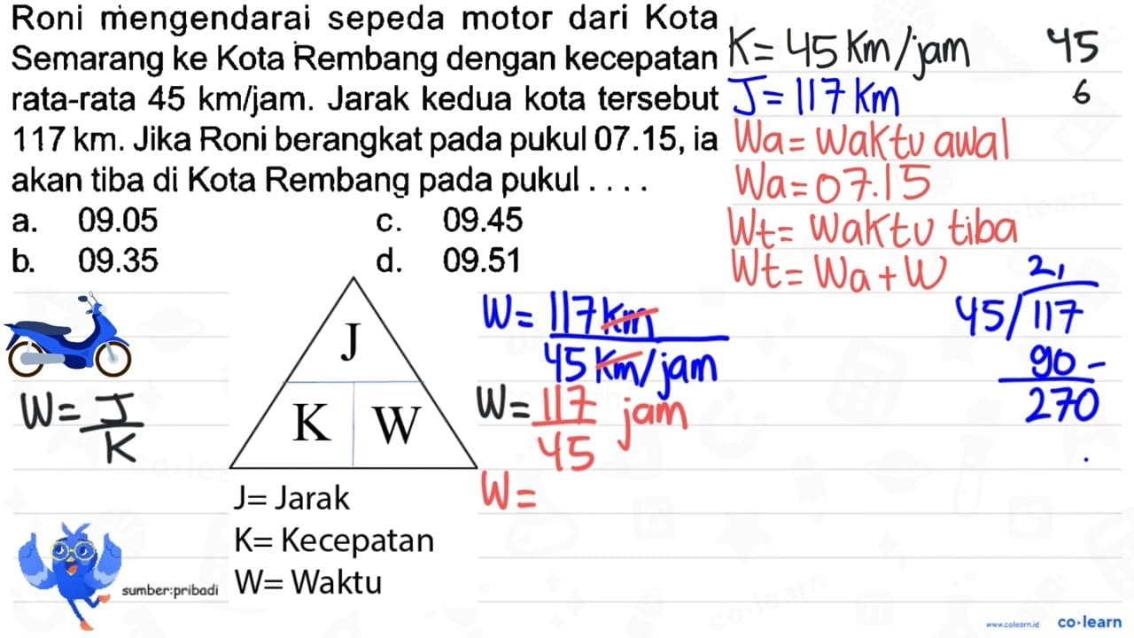 Roni mengendarai sepeda motor dari Kota Semarang ke Kota