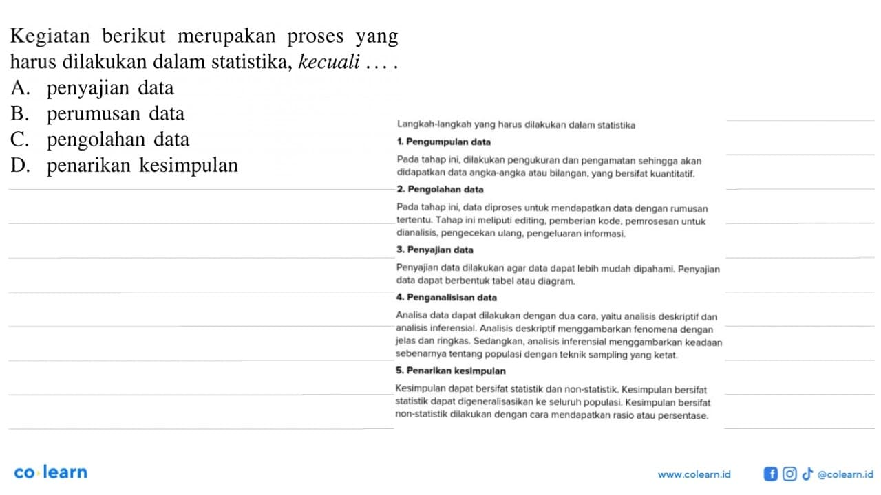 Kegiatan berikut merupakan proses yang harus dilakukan