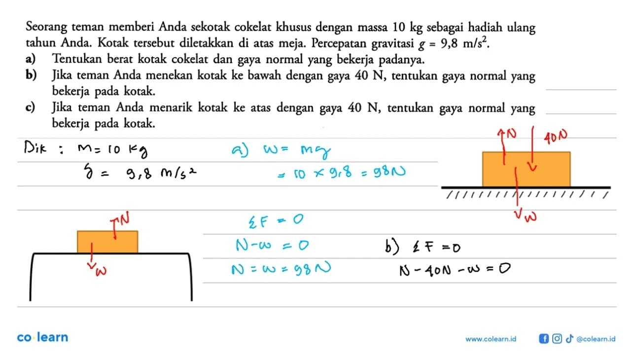 Seorang teman memberi Anda sekotak cokelat khusus dengan