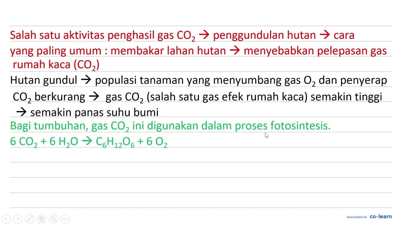 Penggundulan hutan dapat menyebabkan terjadinya pemanasan