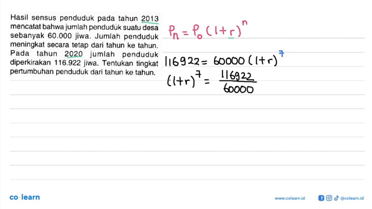 Hasil sensus penduduk pada tahun 2013 mencatat bahwa jumlah