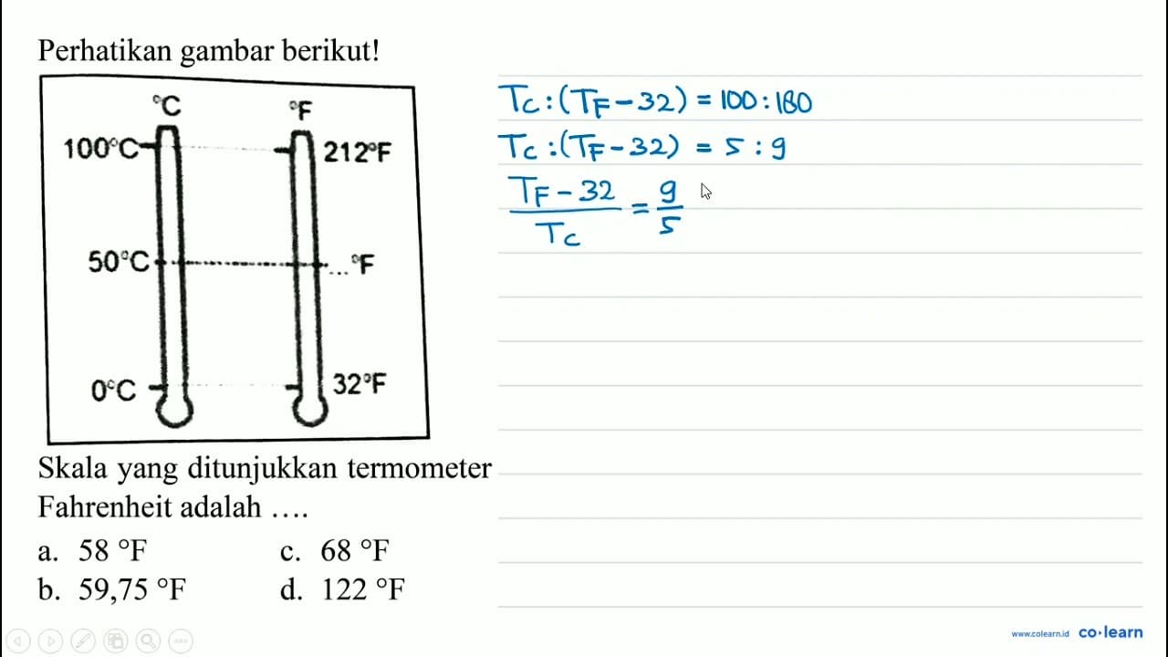 Perhatikan gambar berikut! Skala yang ditunjukkan