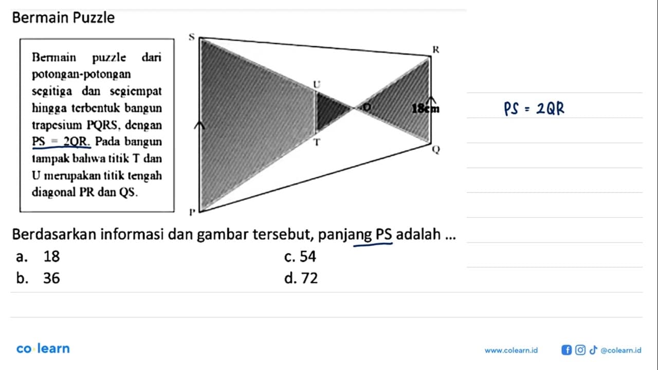 Bermain Puzzle Bermain puzzle dari potongan-potongan