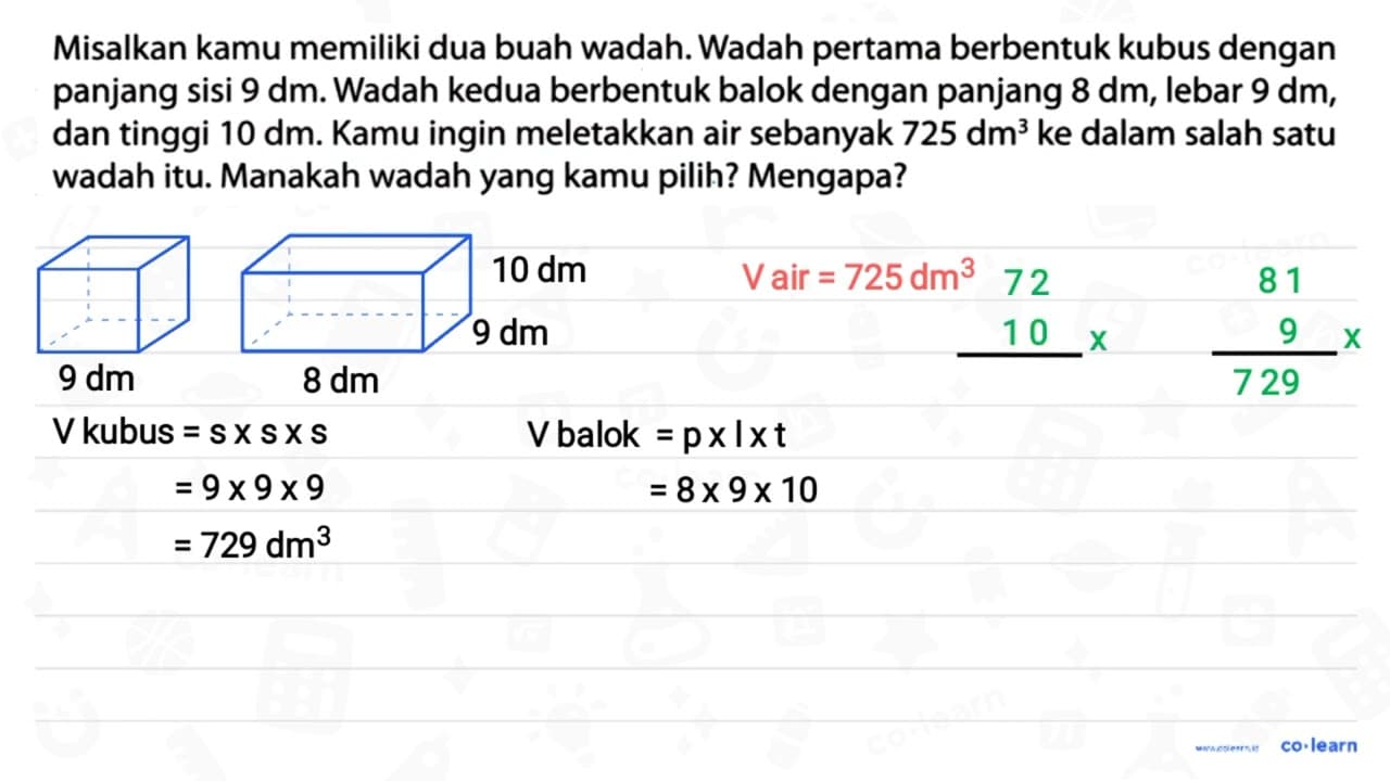 Misalkan kamu memiliki dua buah wadah. Wadah pertama