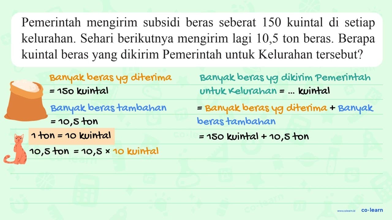 Pemerintah mengirim subsidi beras seberat 150 kuintal di