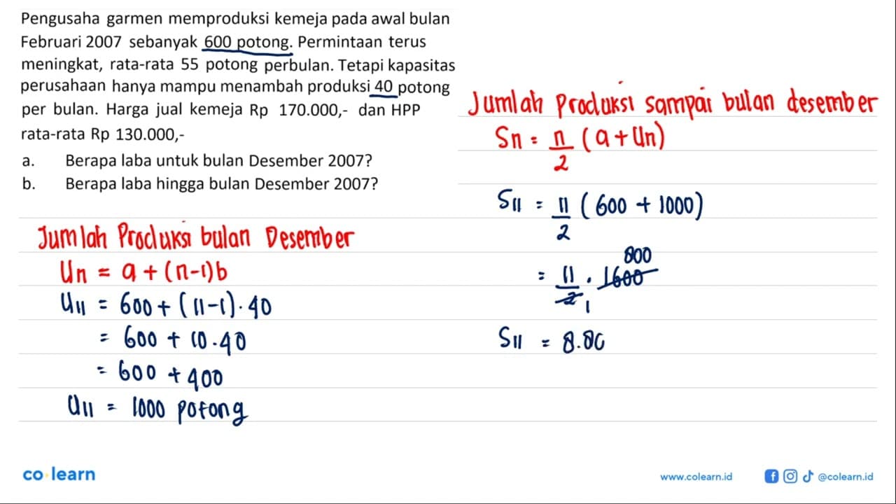 Pengusaha garmen memproduksi kemeja pada awal bulan