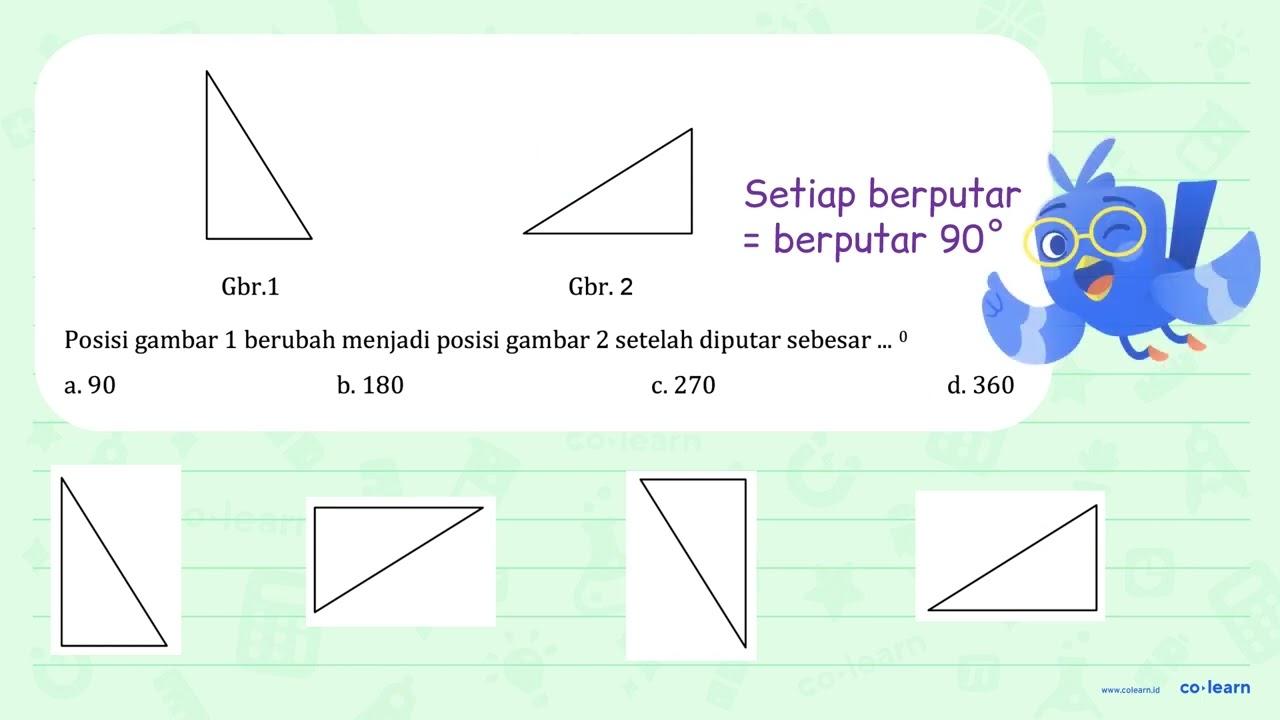 Gbr.1 Gbr. 2 Posisi gambar 1 berubah menjadi posisi gambar