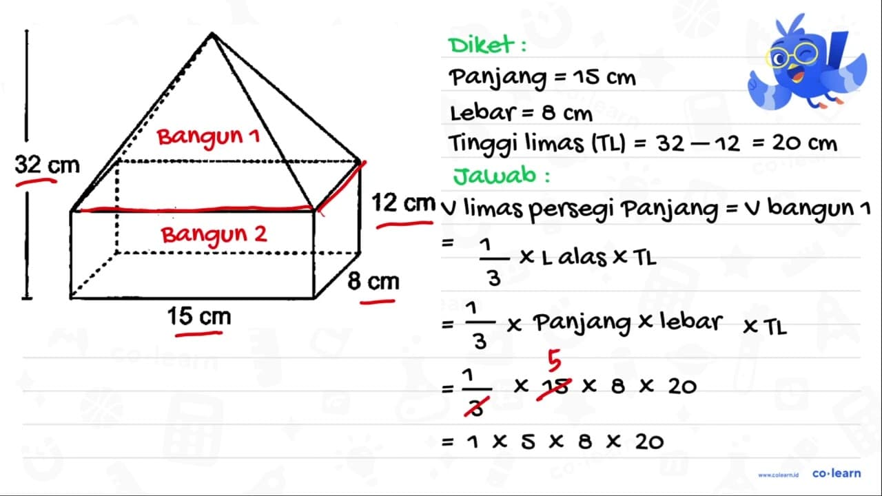 Kerjakan soal-soal di bawah ini dengan benar! Hitunglah