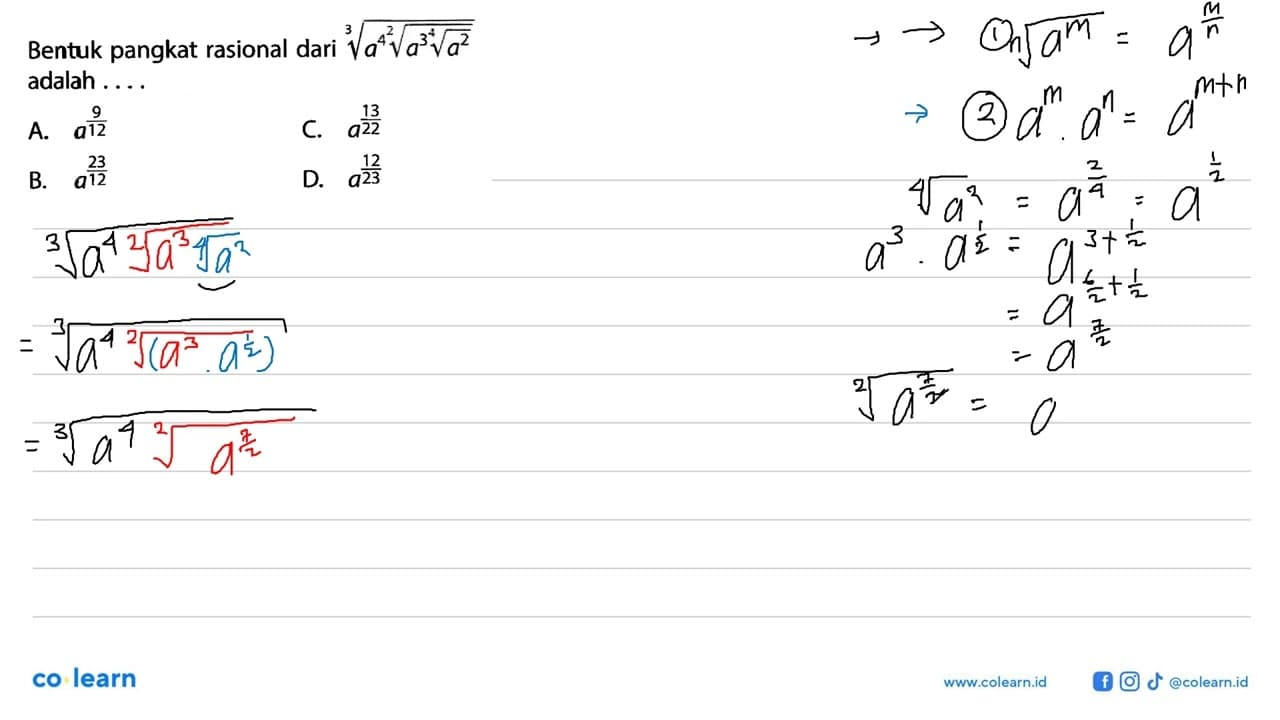 Va Va Va 3 Bentuk pangkat rasional dari