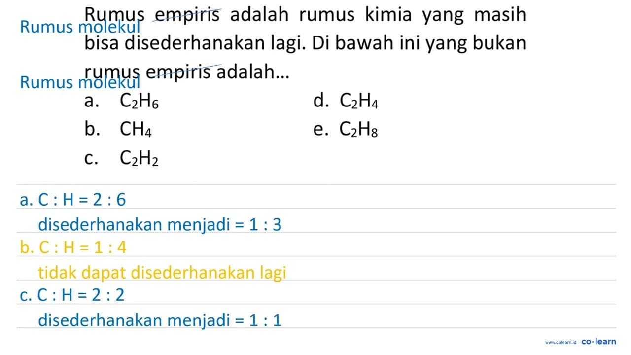 Rumus empiris adalah rumus kimia yang masih bisa