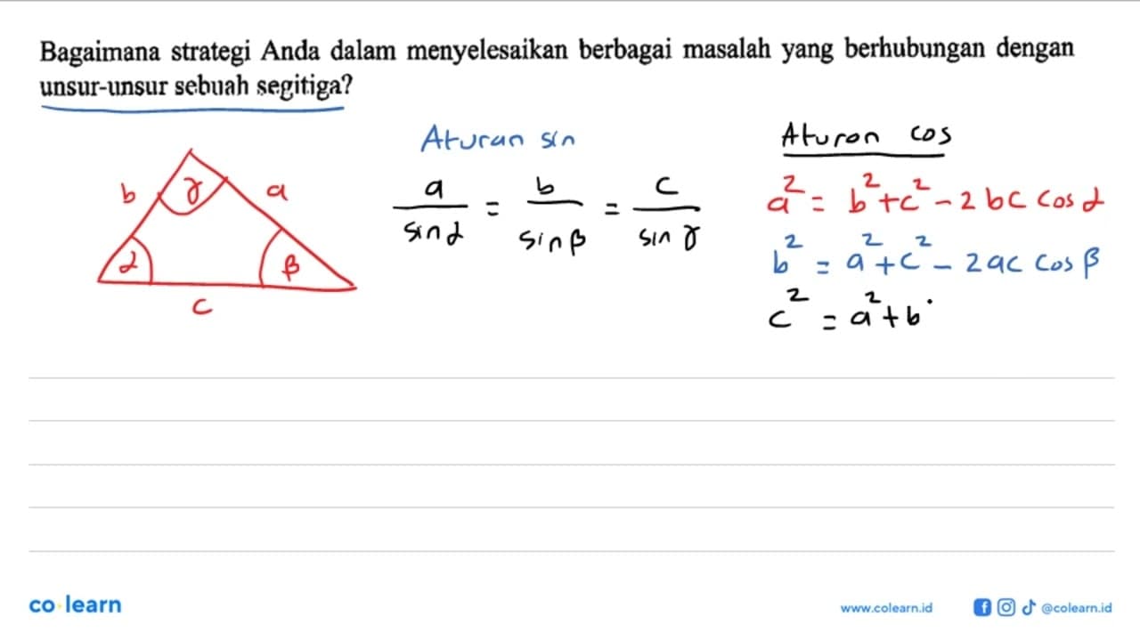 Bagaimana strategi Anda dalam menyelesaikan berbagai