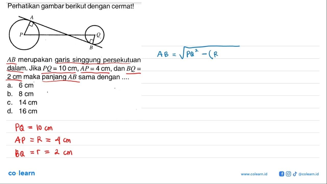 Perhatikan gambar berikut dengan cermat! A P Q BAB