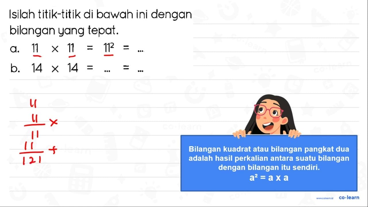 Isilah titik-titik di bawah ini dengan bilangan yang tepat.