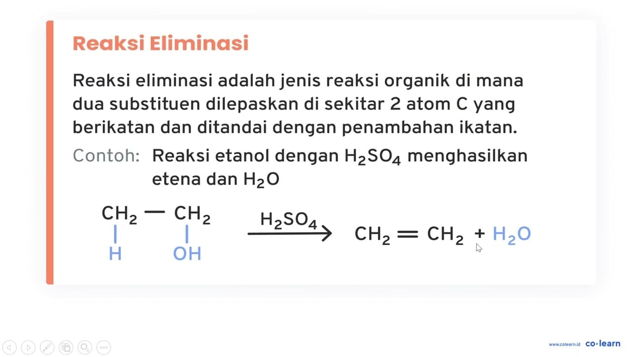 Perhatikan persamaan reaksi berikut: 1. CH4 + Cl2 -> CH3Cl