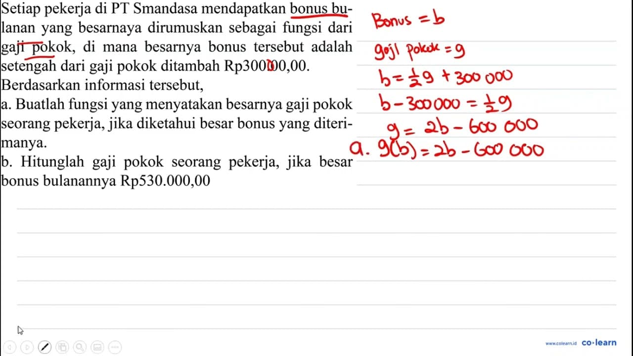 Setiap pekerja di PT Smandasa mendapatkan bonus bulanan