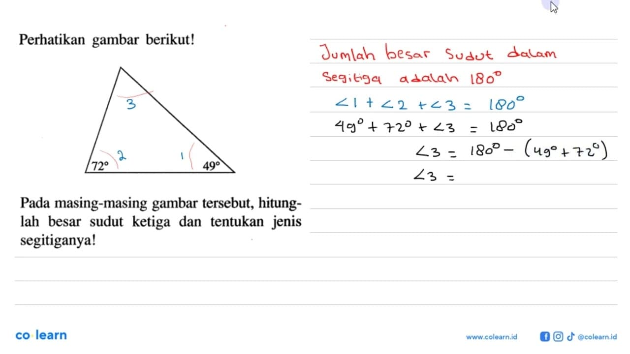 Perhatikan gambar berikut!72 49Pada masing-masing gambar