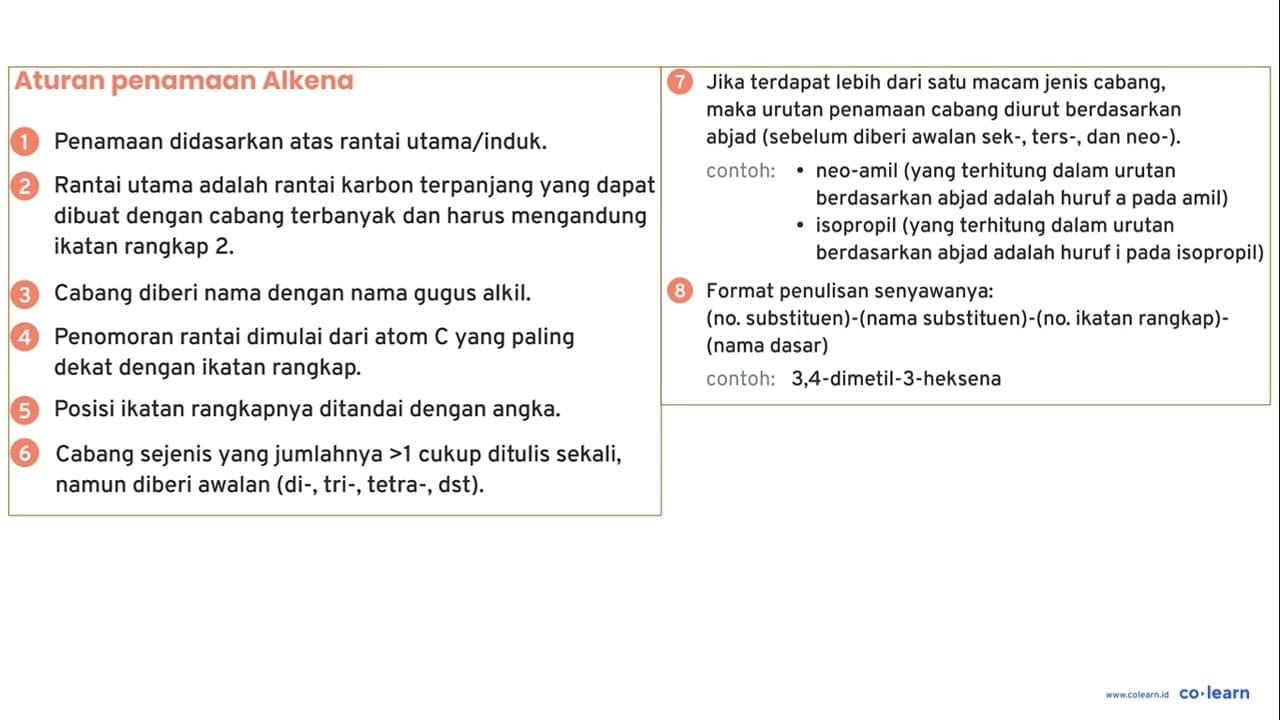 Gambarkan struktur untuk nama senyawa hidrokarbon berikut: