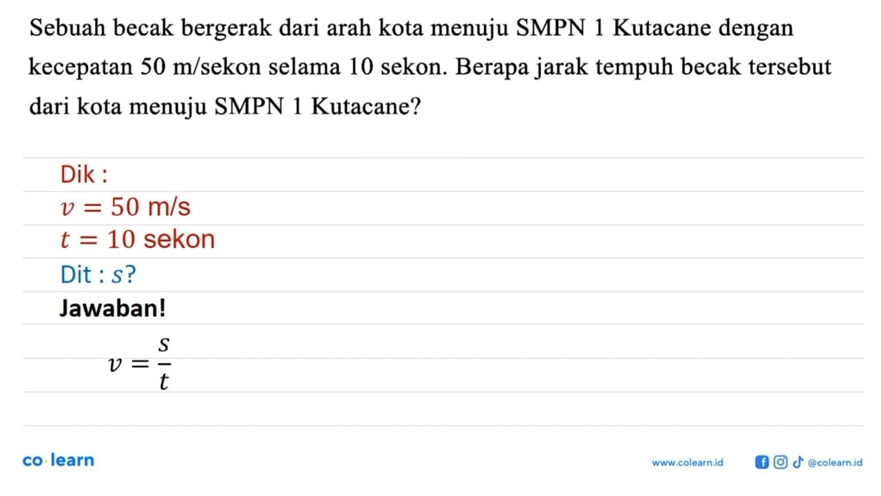 Sebuah becak bergerak dari arah kota menuju SMPN 1 Kutacane