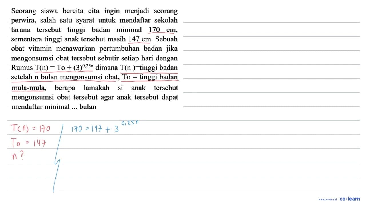 Seorang siswa bercita cita ingin menjadi seorang perwira,