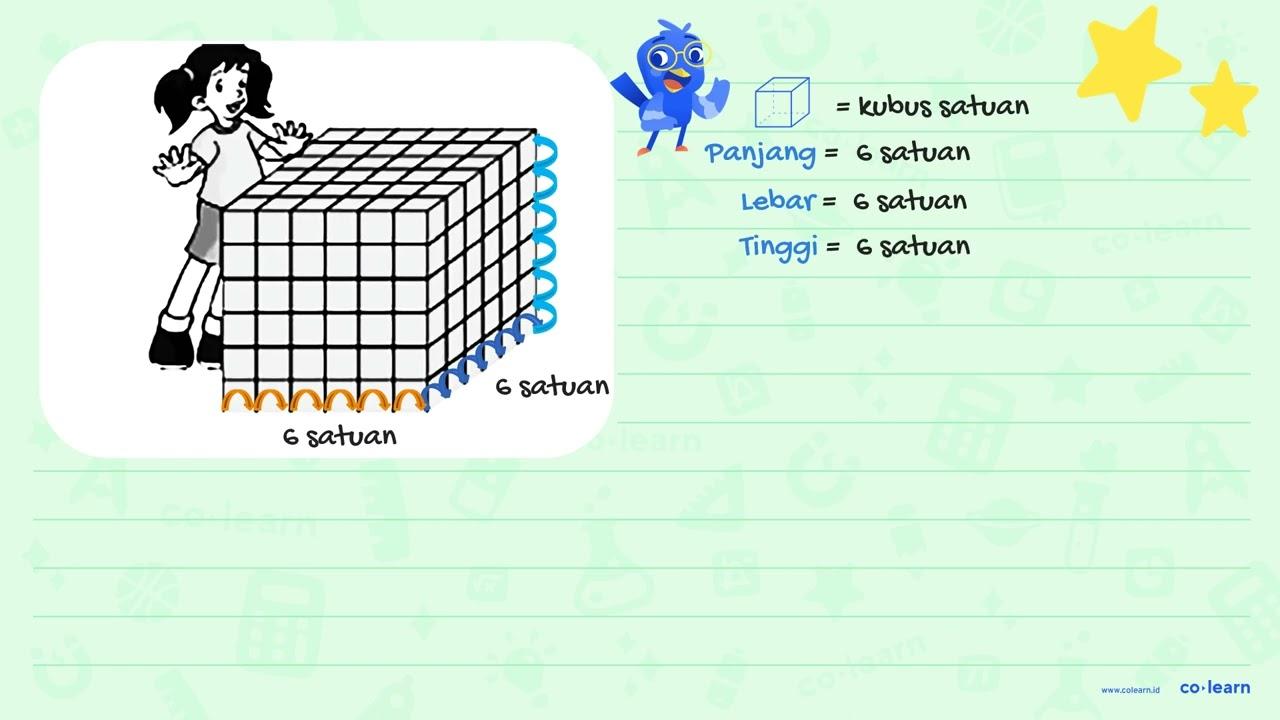 Tentukan volume kubus dan balok di bawah ini. Hitunglah