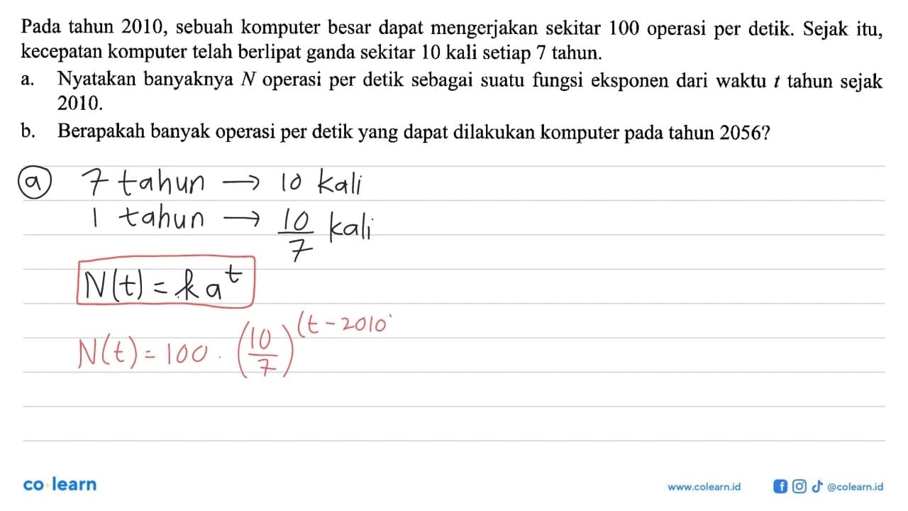 Pada tahun 2010, sebuah komputer besar dapat mengerjakan