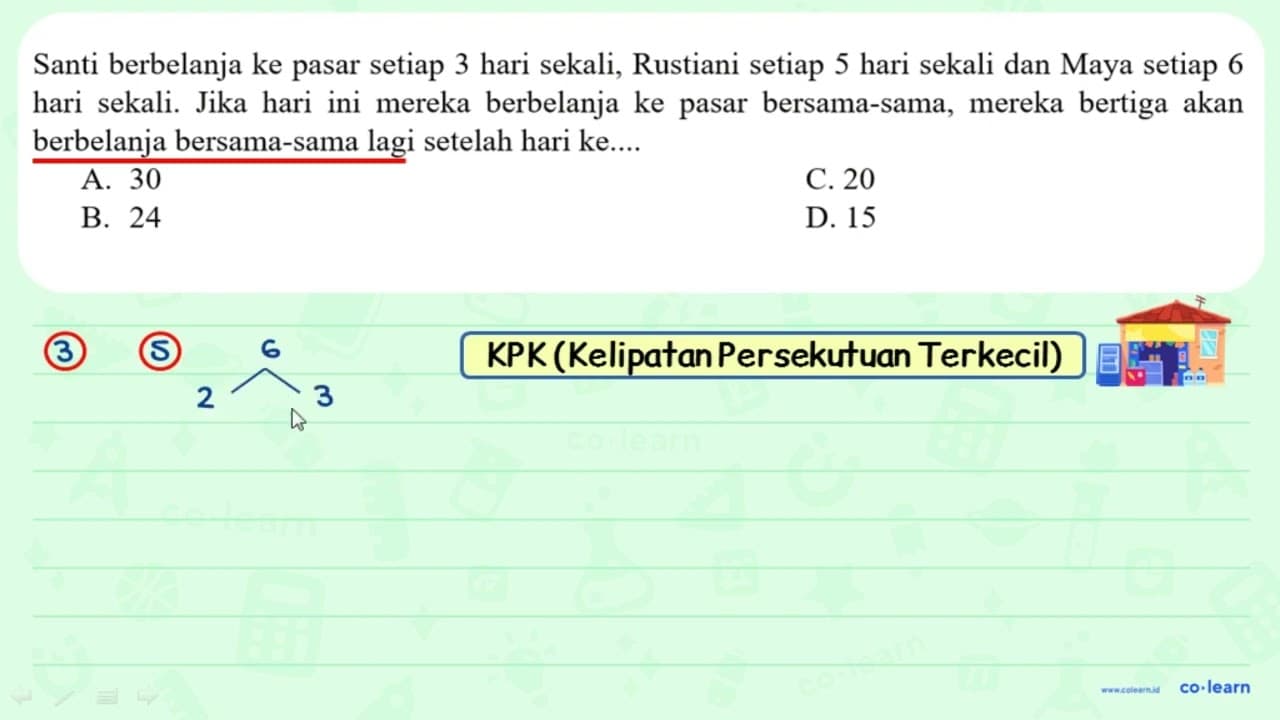 Santi berbelanja ke pasar setiap 3 hari sekali, Rustiani