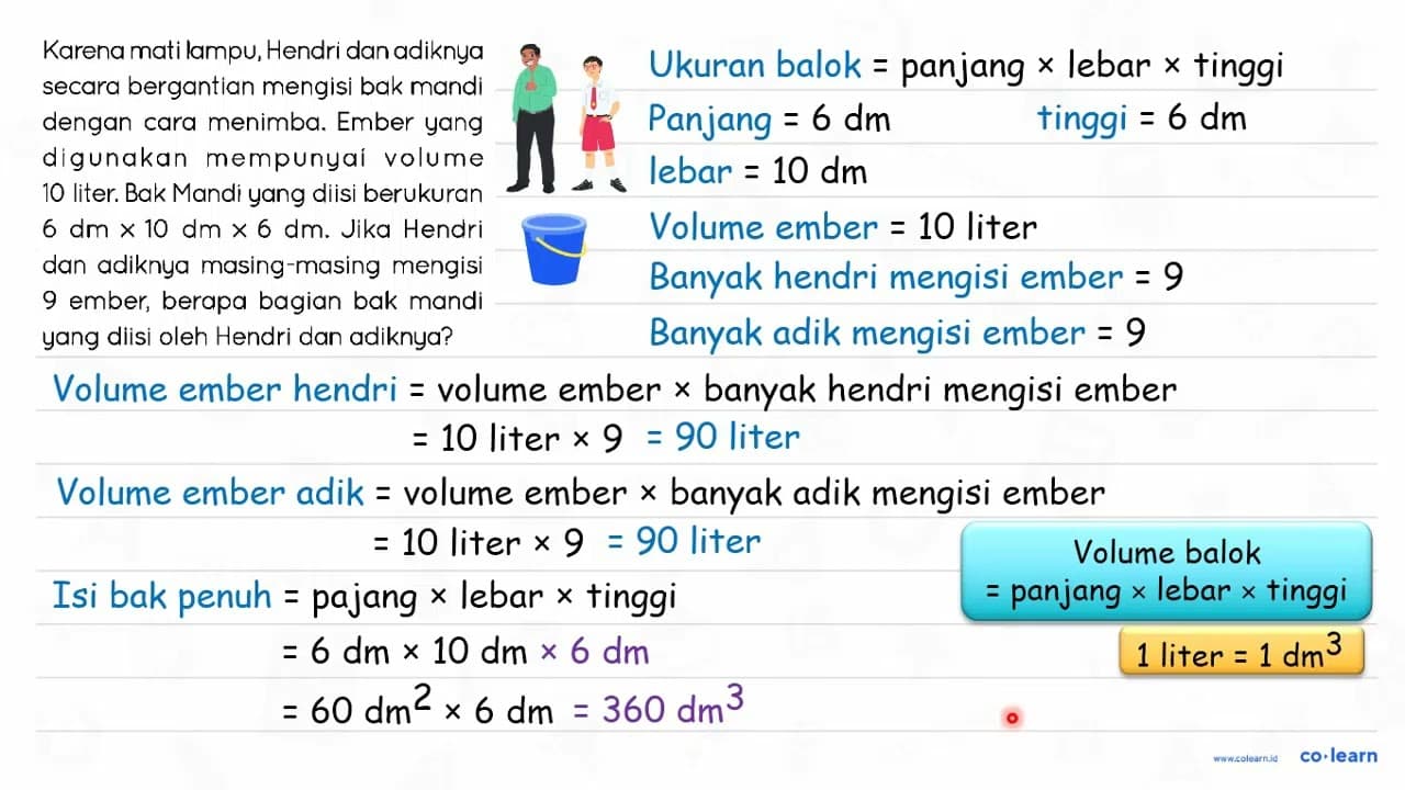 Karena mati lampu, Hendri dan adiknya secara bergantian