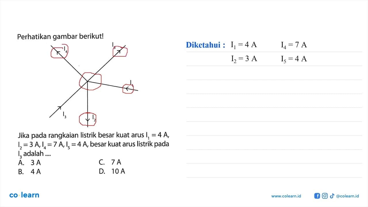 Perhatikan gambar berikutl Jika pada rangkaian listrik