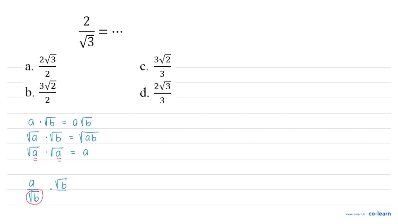 2/akar(3)=...