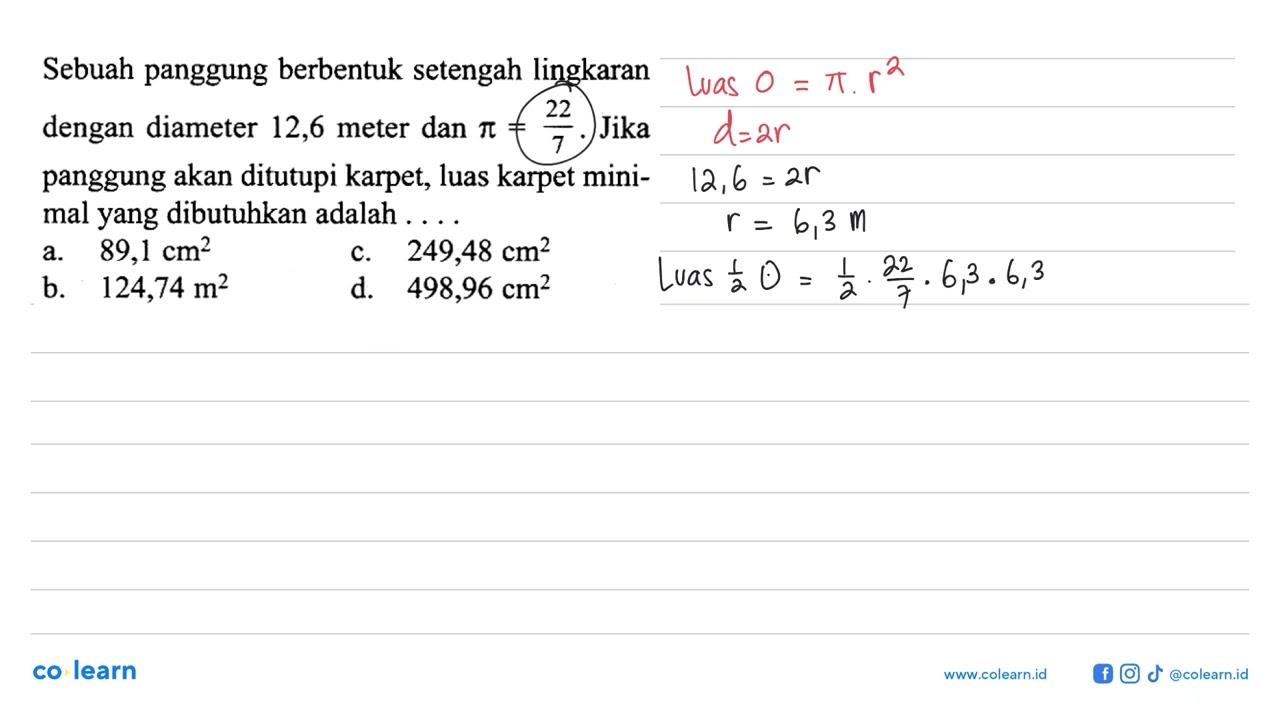 Sebuah panggung berbentuk setengah lingkaran dengan