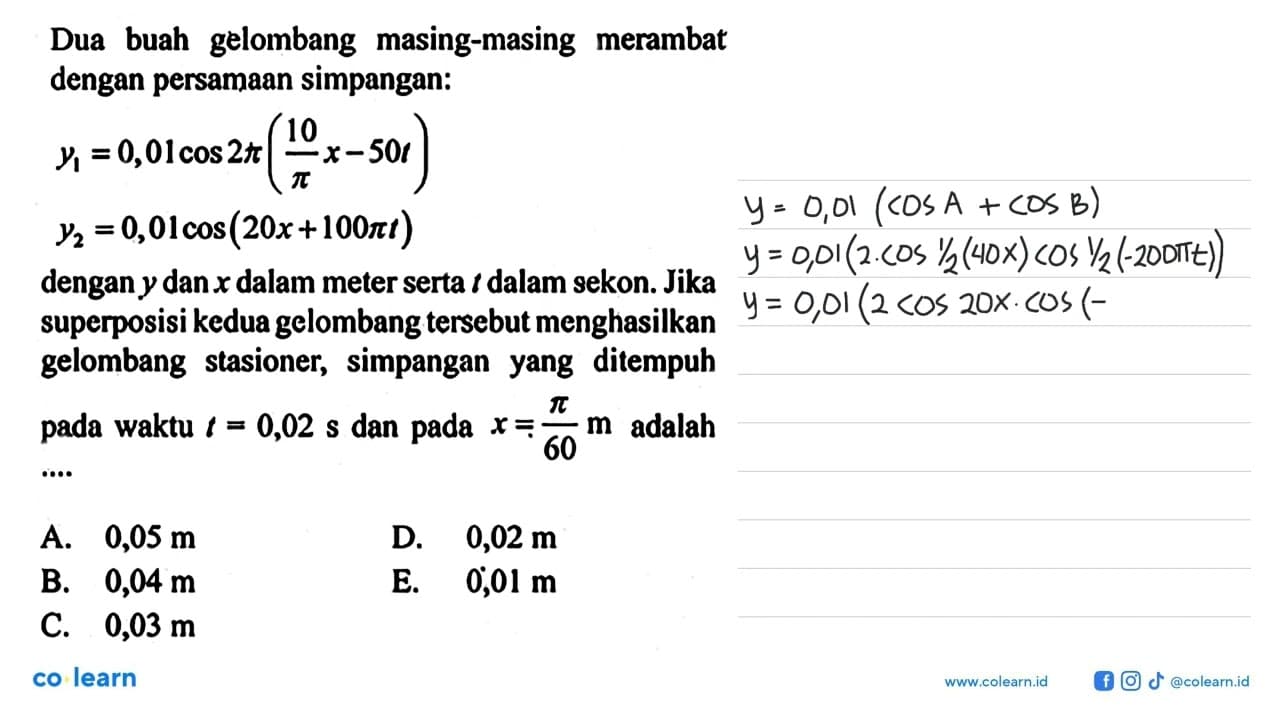 Sejumlah siswa melakukan tes Matematika dengan nilai