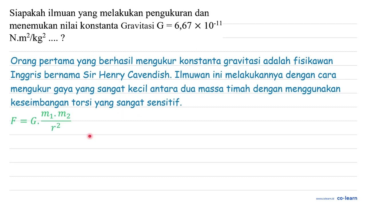 Siapakah ilmuan yang melakukan pengukuran dan menemukan