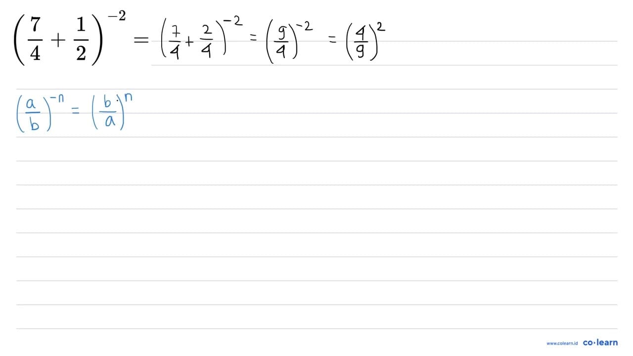 ((7)/(4)+(1)/(2))^(-2)=