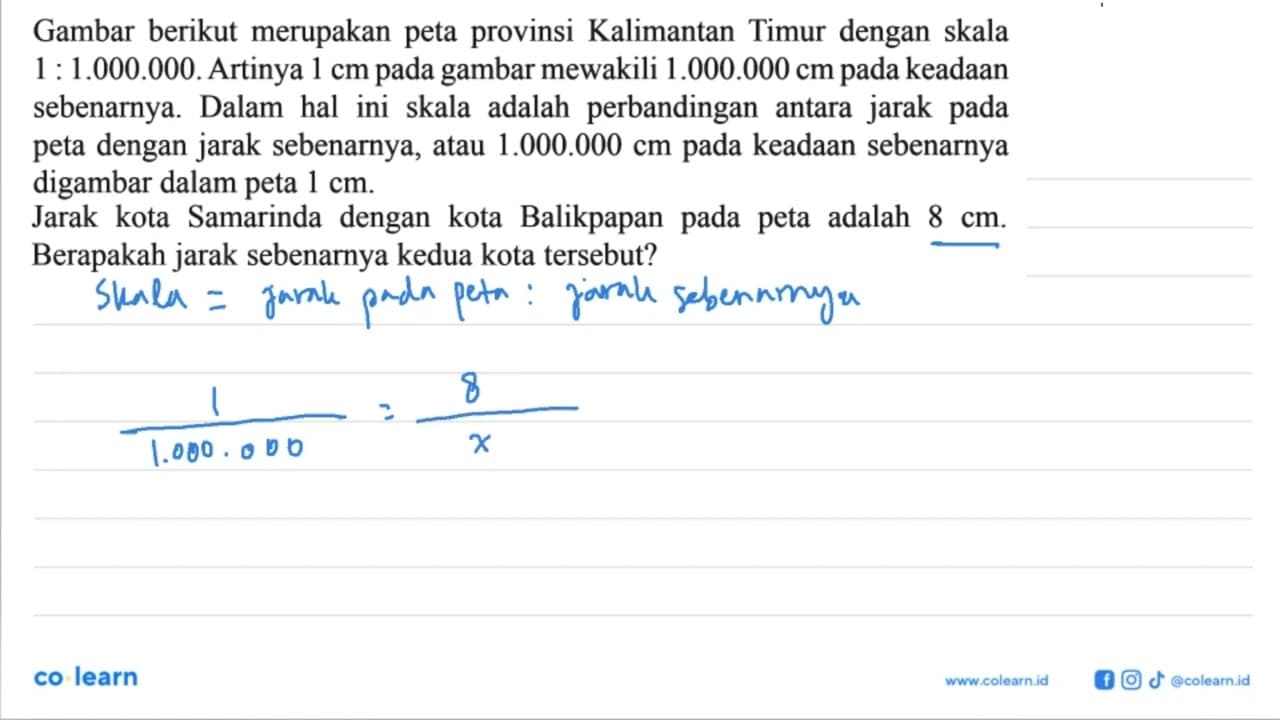 Gambar berikut merupakan peta provinsi Kalimantan Timur