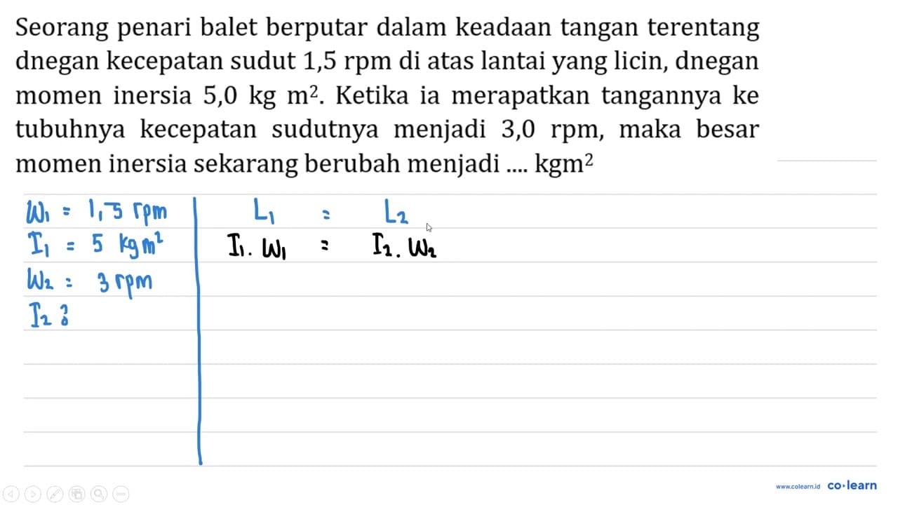 Seorang penari balet berputar dalam keadaan tangan