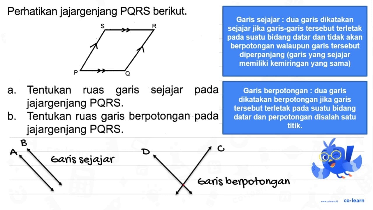 Perhatikan jajargenjang PQRS berikut. C1C2CC3CC1CC(C2)C3 a.