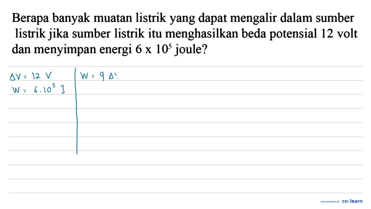 Berapa banyak muatan listrik yang dapat mengalir dalam