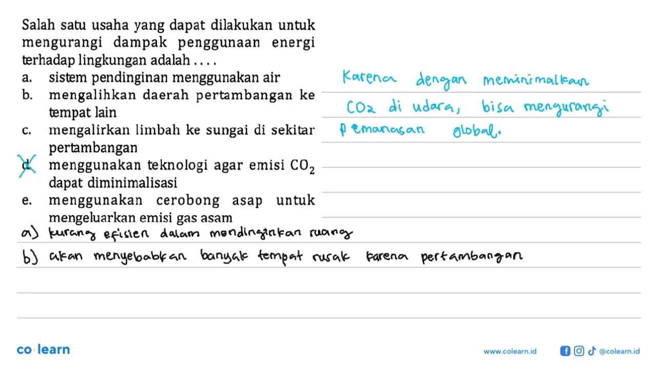 Salah satu usaha yang dapat dilakukan untuk mengurangi