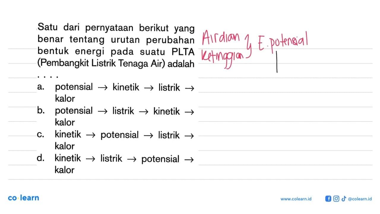 Satu dari pernyataan berikut yang benar tentang urutan