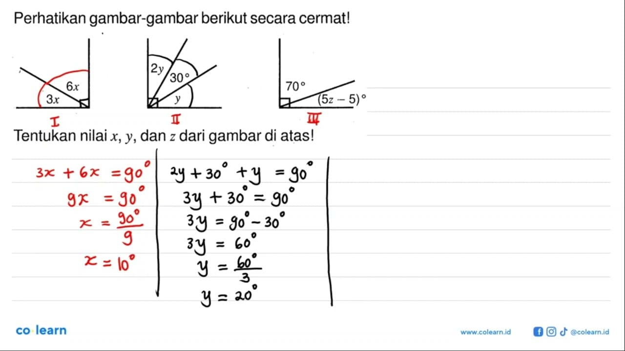 Perhatikan gambar-gambar berikut secara cermat!Tentukan