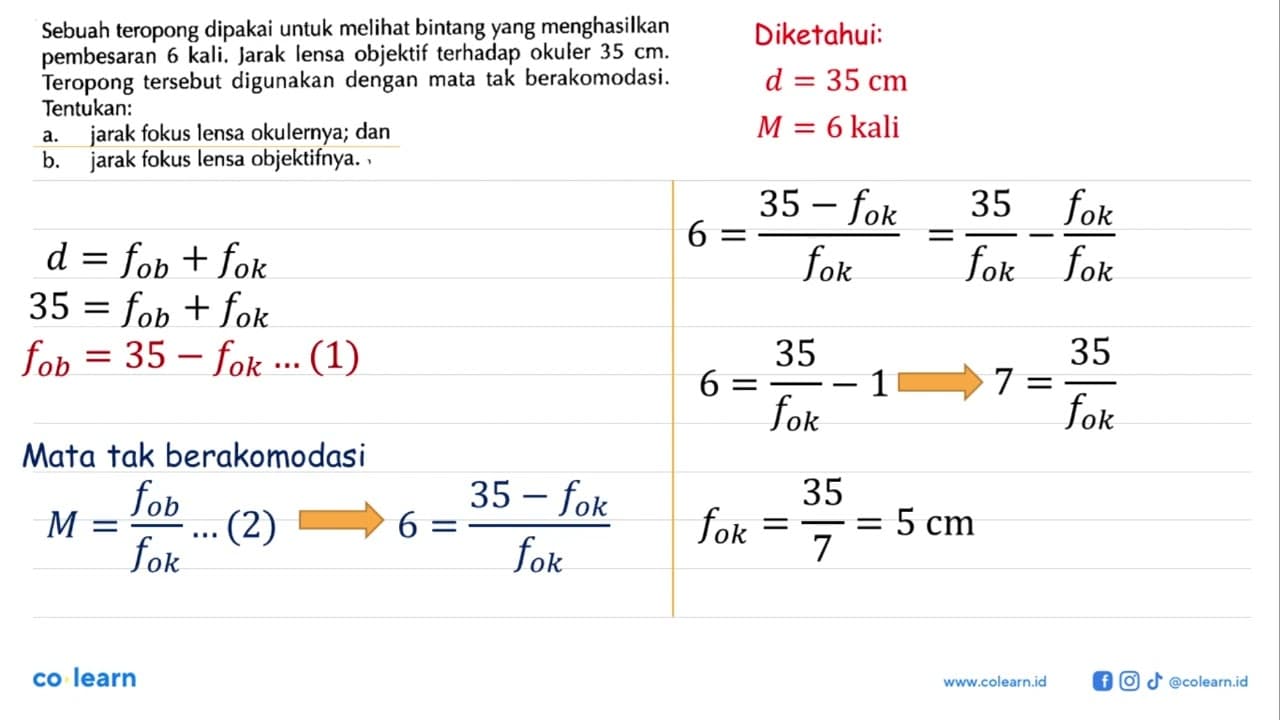 Sebuah teropong dipakai untuk melihat bintang yang