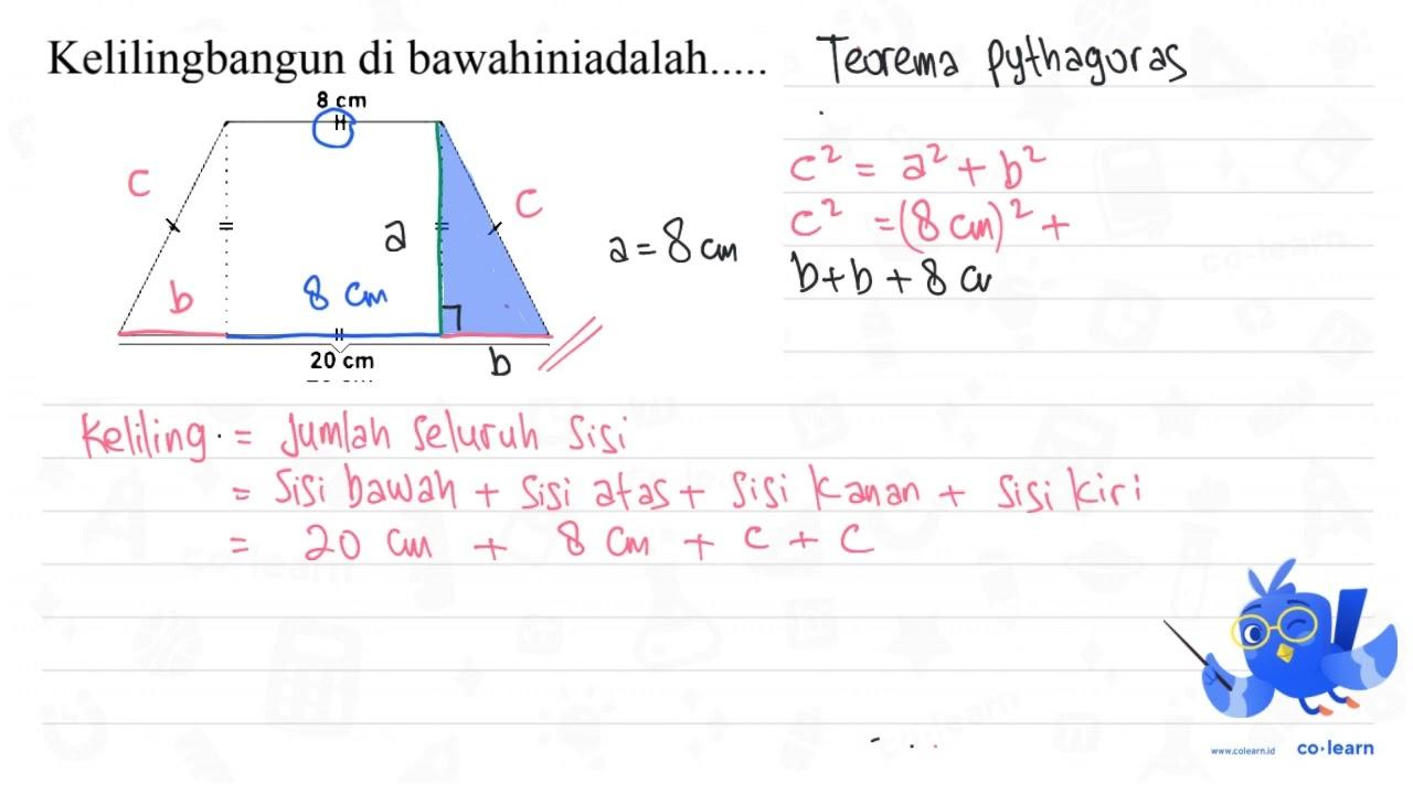 Kelilingbangun di bawahiniadalah....