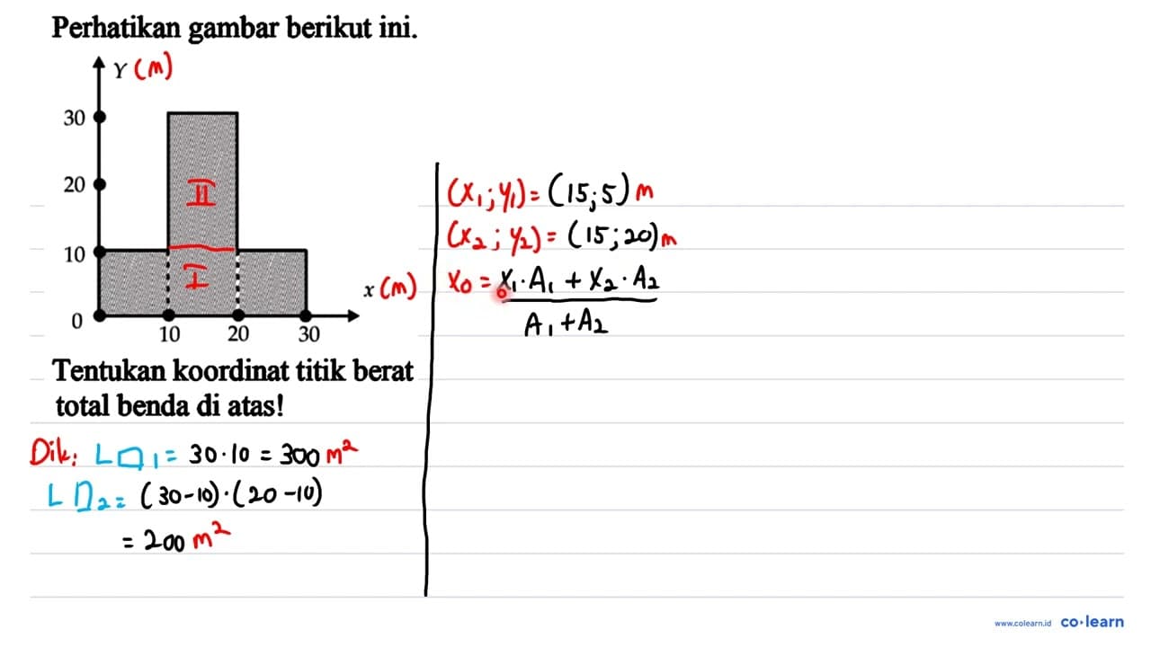 Perhatikan gambar berikut ini. Tentukan koordinat titik