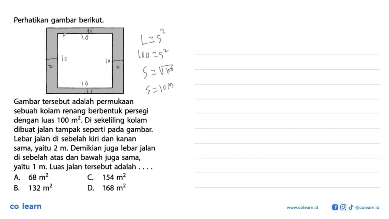 Perhatikan gambar berikut. Gambar tersebut adalah permukaan