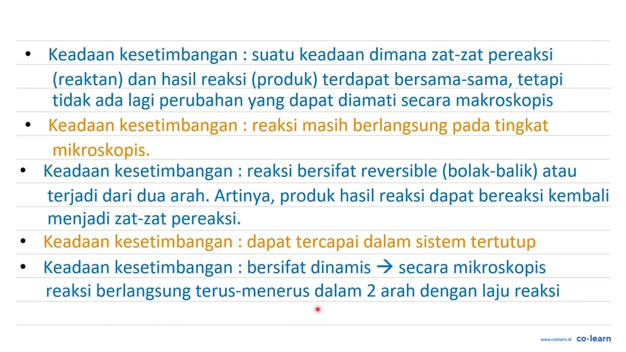 Manakah peristiwa berikut ini yang termasuk reaksi