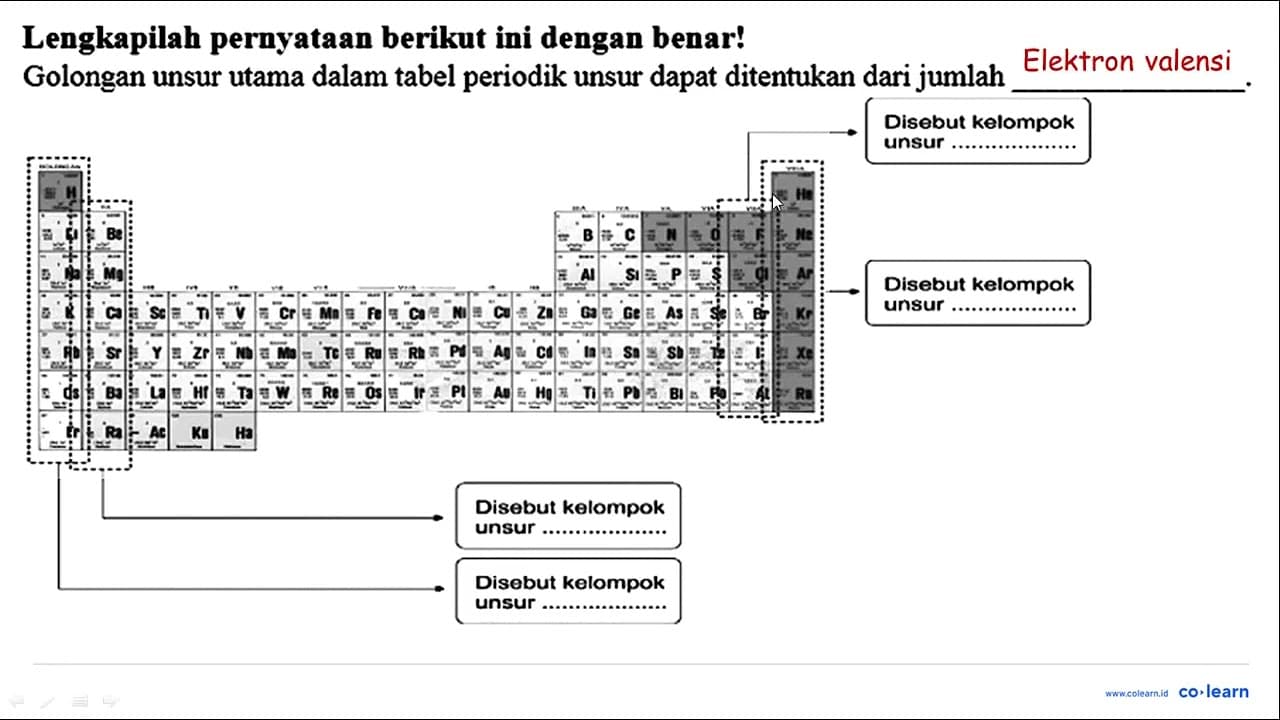 Lengkapilah pernyataan berikut ini dengan benar! Golongan