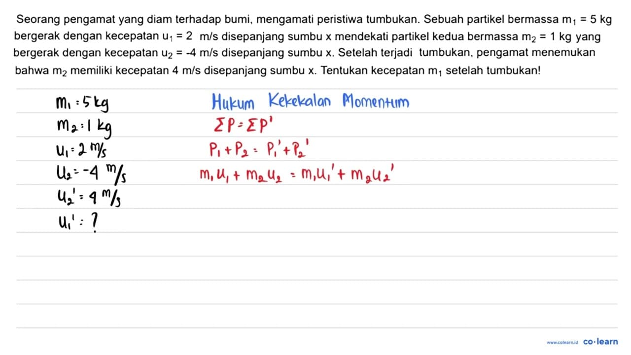 Seorang pengamat yang diam terhadap bumi, mengamati