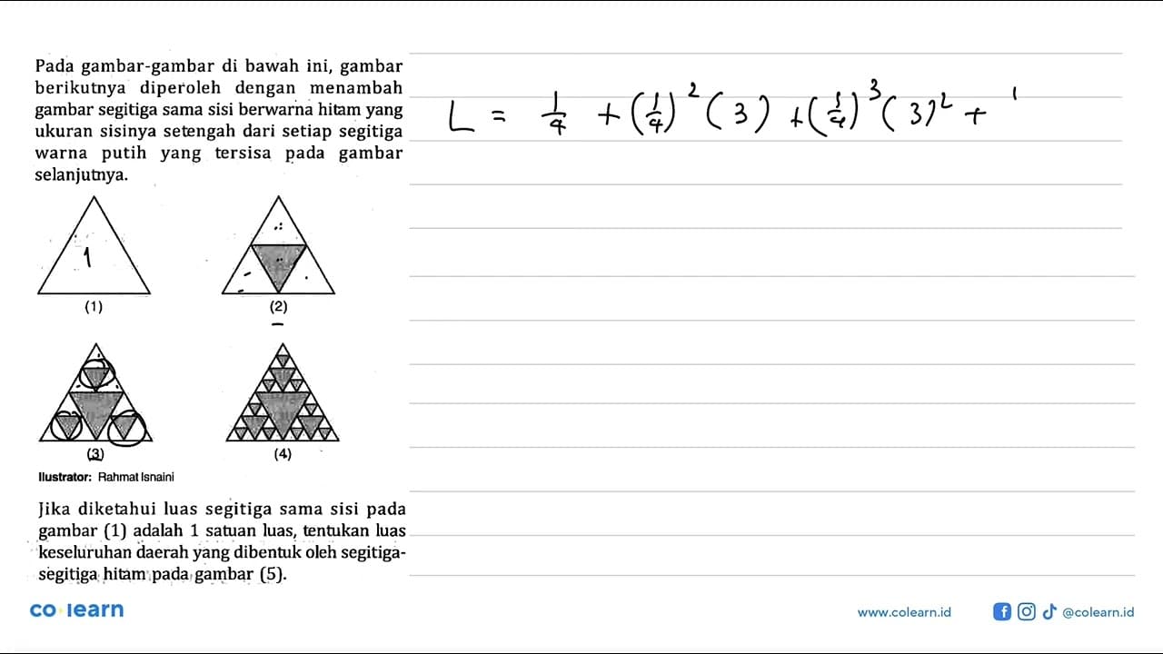 Pada gambar-gambar di bawah ini, gambar berikutnya