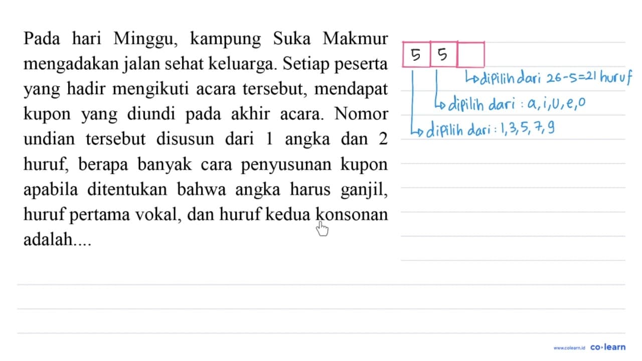 Pada hari Minggu, kampung Suka Makmur mengadakan jalan