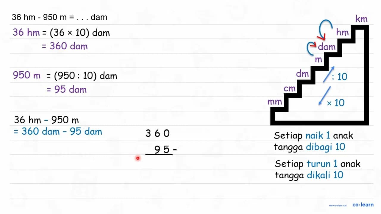 36 hm-950 m=... dam